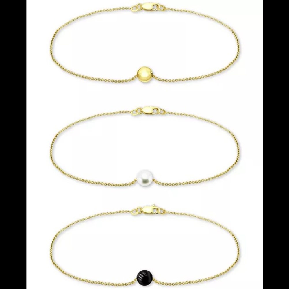 Giani Bernini 18k Gold Plated Bracelet Set